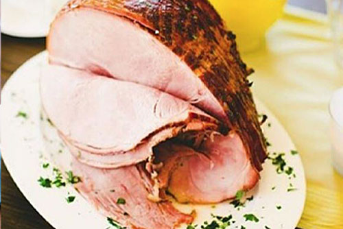 heating spiral sliced ham