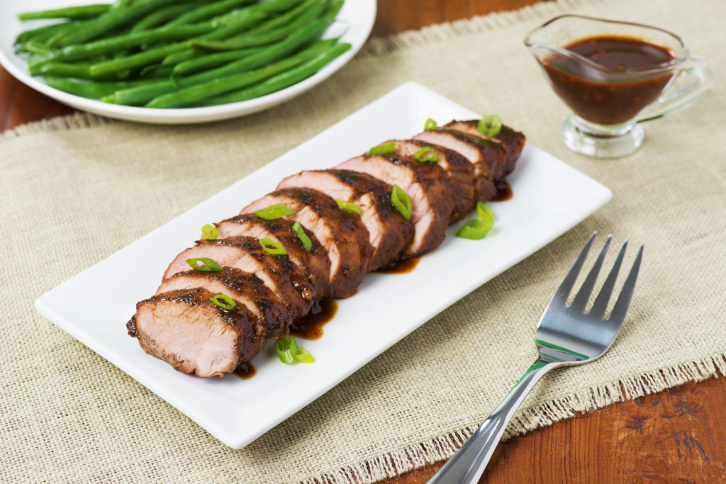 Spice-Rubbed Pork Tenderloin with Apricot Glaze