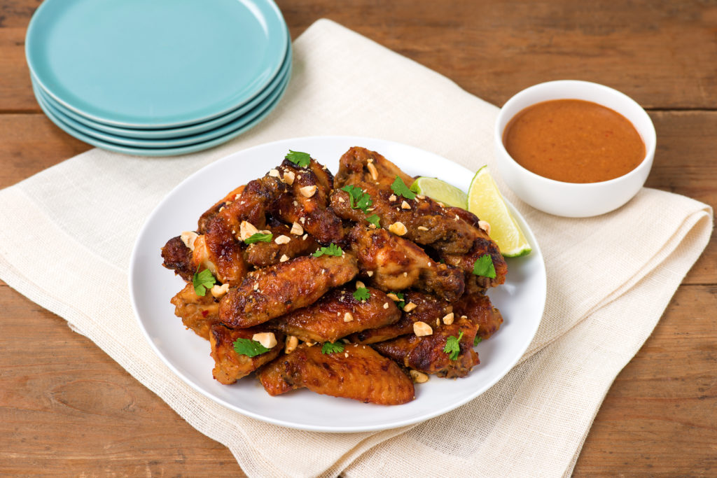 Thai Peanut Chicken Wings Liberterre